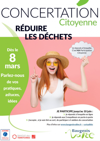 CONCERTATION CITOYENNE SUR LA RÉDUCTION DES DÉCHETS :
