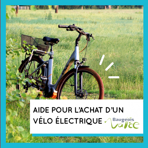 BAUGEOIS VALLÉE - AIDE À L'ACHAT D'UN VÉLO ÉLECTRIQUE