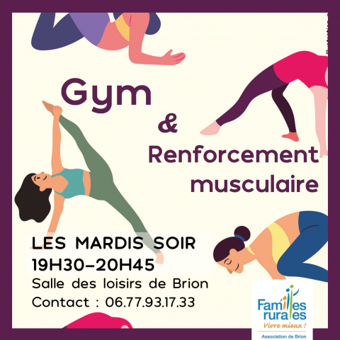 GYM & RENFORCEMENT MUSCULAIRE - FAMILLES RURALES