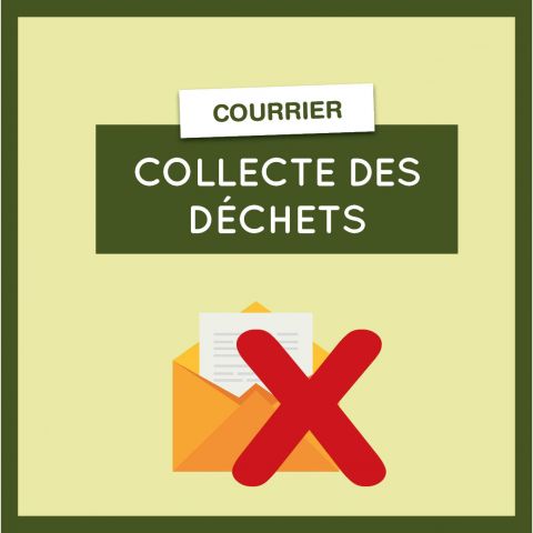 Calendrier de collecte des déchets - erreur de distribution